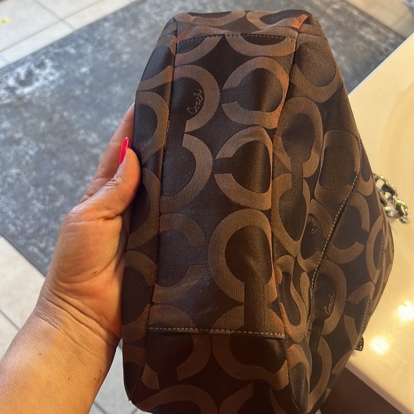 Medium Size Coach Brown “block C” pattern. Great used condition. - Picture 10 of 10